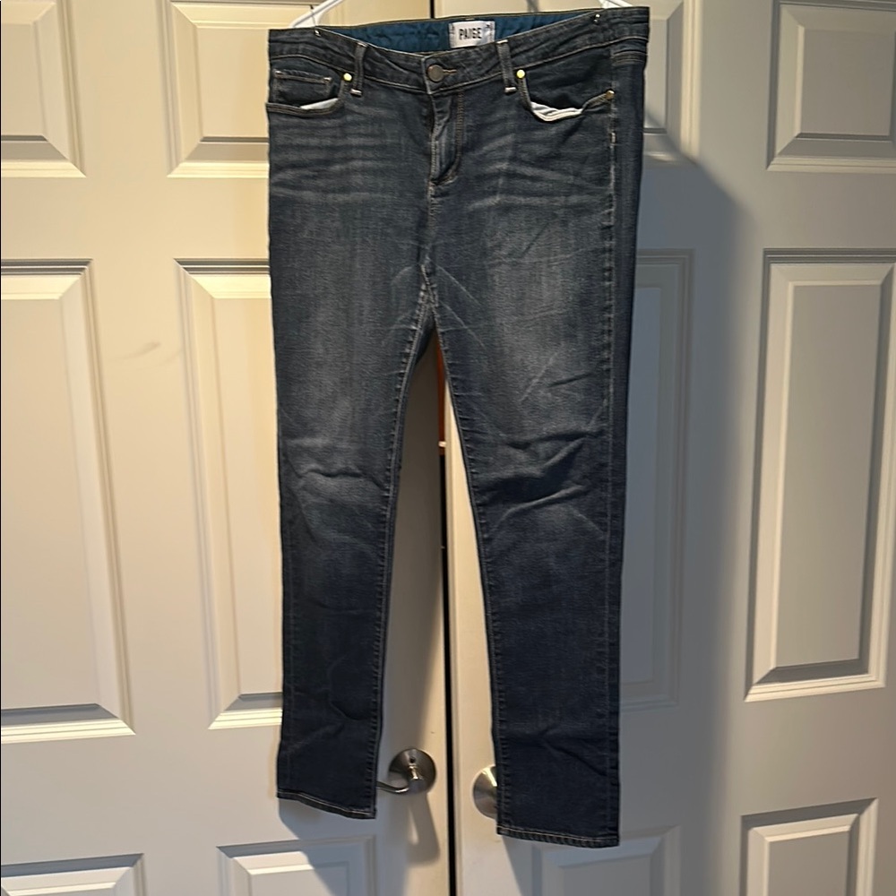 Paige Women's Blue Jeans - Picture 2 of 8